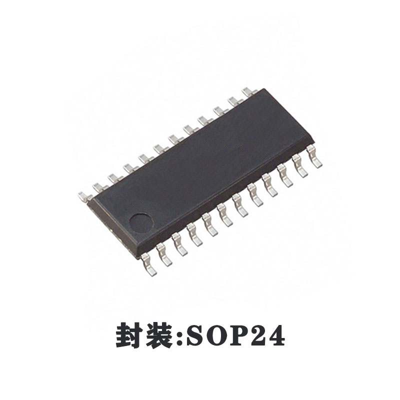 AiP1624  3 線串口共陰極 11 段 7 位或 14 段 4 位  LED 驅動控制專用電路